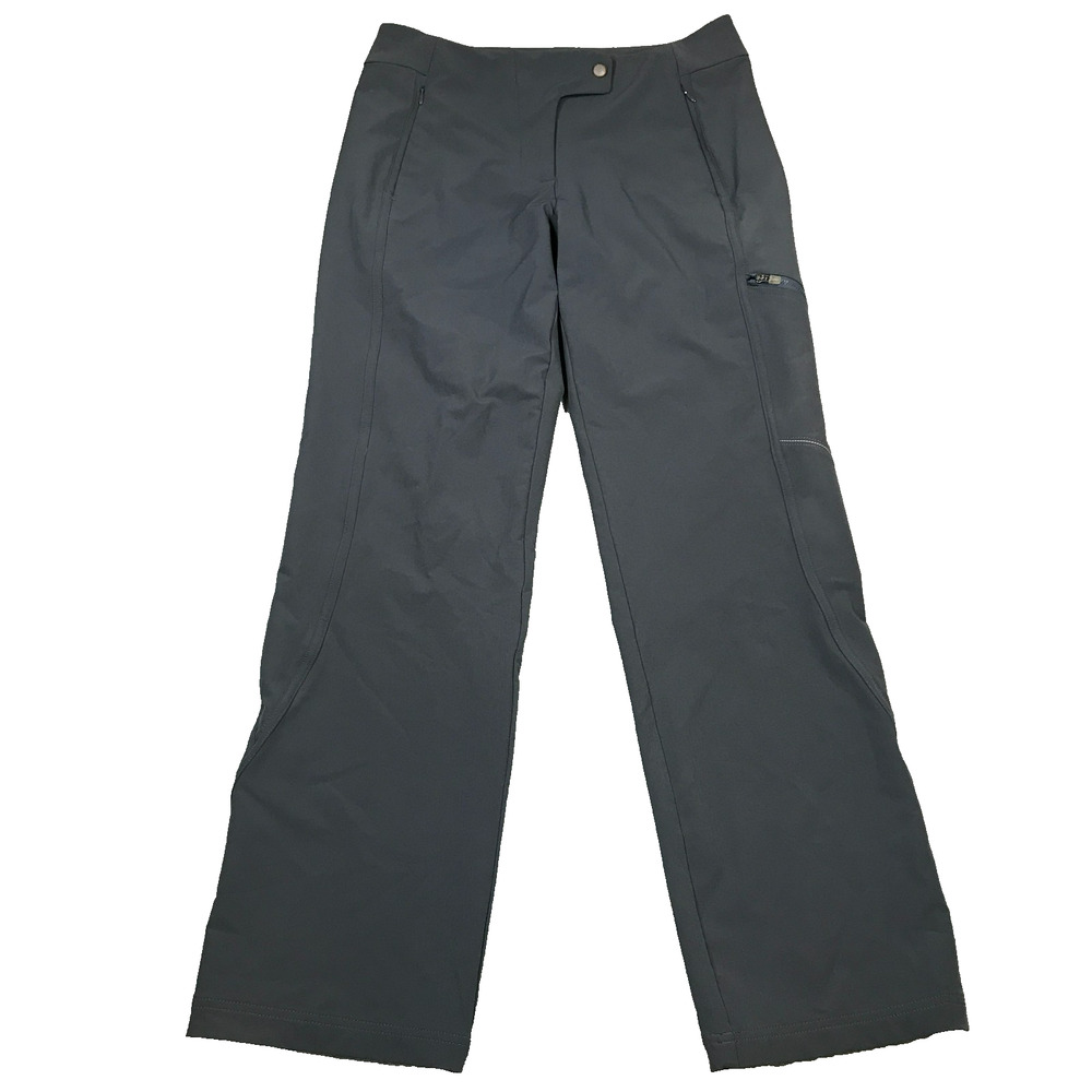 Title Nine Women 8 Genie Pants Gray Straight Leg Hike Golf Gorpcore Outdoor AU16